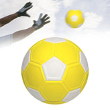 Maxbell Soccer Ball Size 5 Lightweight Training Ball for Practice Recreation Outdoor Yellow and White