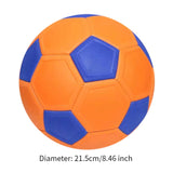 Maxbell Soccer Ball Size 5 Lightweight Training Ball for Practice Recreation Outdoor Orange and Blue