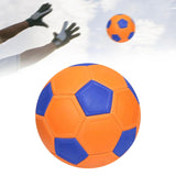 Maxbell Soccer Ball Size 5 Lightweight Training Ball for Practice Recreation Outdoor Orange and Blue