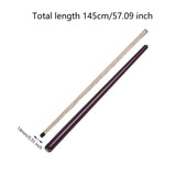 1/2 Split Pool Cue 57.09inch Long Snooker Pool Cue for Enthusiasts Women Men