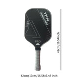 Maxbell Pickleball Paddle Pickleball Racquet Professional Grade Practice Lightweight Gray