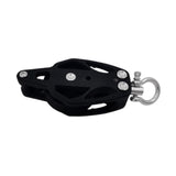 Maxbell Lifting Pulley Smooth Bearing Deck Rigging Pulley Block for Yacht Boat Kayak 72mmx35mm