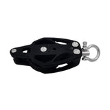 Maxbell Lifting Pulley Smooth Bearing Deck Rigging Pulley Block for Yacht Boat Kayak 72mmx35mm
