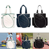 Pickleball Backpack Down Professional Tennis Tote Bag Fitness Pickleball Bag White