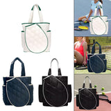 Pickleball Backpack Down Professional Tennis Tote Bag Fitness Pickleball Bag White