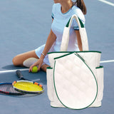 Pickleball Backpack Down Professional Tennis Tote Bag Fitness Pickleball Bag White