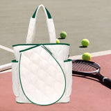 Pickleball Backpack Down Professional Tennis Tote Bag Fitness Pickleball Bag White