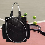 Pickleball Backpack Down Professional Tennis Tote Bag Fitness Pickleball Bag Black