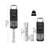 Maxbell Golf Ball Retriever Tube with 5 Golf Tees for Men Enthusiasts Outdoor Sports