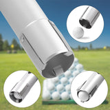 Maxbell Golf Ball Retriever Tube with 5 Golf Tees for Men Enthusiasts Outdoor Sports