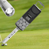 Maxbell Golf Ball Retriever Tube with 5 Golf Tees for Men Enthusiasts Outdoor Sports