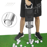 Maxbell Golf Ball Retriever Tube with 5 Golf Tees for Men Enthusiasts Outdoor Sports