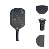 Carbon Fiber Pickleball Paddle Pickleball Racket for Power Practice Rotation Green