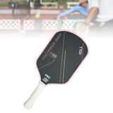 Carbon Fiber Pickleball Paddle Pickleball Racket for Power Practice Rotation Pink