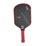 Carbon Fiber Pickleball Paddle Pickleball Racket for Power Practice Rotation Red