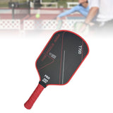 Carbon Fiber Pickleball Paddle Pickleball Racket for Power Practice Rotation Red