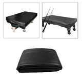 Maxbell Pool Table Cover Practical Weatherproof Water Resistant Pool Table Protector Black 7ft