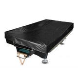 Maxbell Pool Table Cover Practical Weatherproof Water Resistant Pool Table Protector Black 8ft