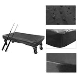 Maxbell Pool Table Cover Practical Weatherproof Water Resistant Pool Table Protector Black 8ft