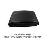 Maxbell Pool Table Cover Practical Weatherproof Water Resistant Pool Table Protector Black 8ft