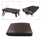 Maxbell Pool Table Cover Practical Weatherproof Water Resistant Pool Table Protector Brown 7ft