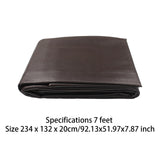 Maxbell Pool Table Cover Practical Weatherproof Water Resistant Pool Table Protector Brown 7ft