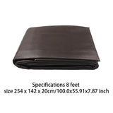 Maxbell Pool Table Cover Practical Weatherproof Water Resistant Pool Table Protector Brown 8ft