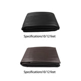 Maxbell Pool Table Cover PU Leather Waterproof Protective Cover Pool Table Protector Black 10ft