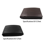 Maxbell Pool Table Cover PU Leather Waterproof Protective Cover Pool Table Protector Black 10ft