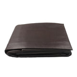 Maxbell Pool Table Cover PU Leather Waterproof Protective Cover Pool Table Protector Brown 12ft