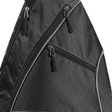 Maxbell Pickleball Bag Backpack Portable Zipper Closure Casual Pickleball Paddle Bag Black