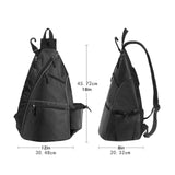 Maxbell Pickleball Bag Backpack Portable Zipper Closure Casual Pickleball Paddle Bag Black