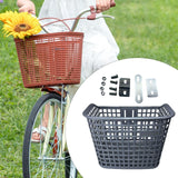 Bike Front Basket Detachable Decor Bicycle Basket for Biking Outdoor Cycling