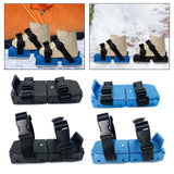 Ski Shoes Stable Short Ski Skates for Downhill Outdoor Activities Snow Parks Black Bagged