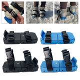 Ski Shoes Stable Short Ski Skates for Downhill Outdoor Activities Snow Parks Black Bagged