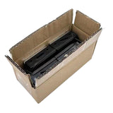 Maxbell Ski Shoes Stable Short Ski Skates for Downhill Outdoor Activities Snow Parks Black Boxed