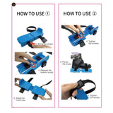 Maxbell Ski Shoes Stable Short Ski Skates for Downhill Outdoor Activities Snow Parks Black Boxed