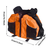 Adults Life Vest Summer Swim Jacket Life Jacket for Fishing Canoeing Surfing Orange