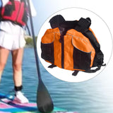 Adults Life Vest Summer Swim Jacket Life Jacket for Fishing Canoeing Surfing Orange