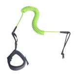 Coiled Surfboard Leash Lightweight Paddle Leash Shortboard Kayak Green