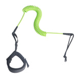 Coiled Surfboard Leash Lightweight Paddle Leash Shortboard Kayak Green