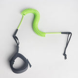 Coiled Surfboard Leash Lightweight Paddle Leash Shortboard Kayak Green