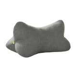 Lumbar Pillow with Removable and Washable Cover Soft Waist Support Pillow Gray