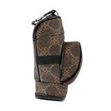 Maxbell Golf Ball Pouch Holds 3 Balls & 3 Tees Small Golf Ball Carrier Bag Women Men Brown