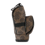 Maxbell Golf Ball Pouch Holds 3 Balls & 3 Tees Small Golf Ball Carrier Bag Women Men Brown