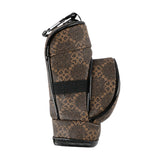 Maxbell Golf Ball Pouch Holds 3 Balls & 3 Tees Small Golf Ball Carrier Bag Women Men Brown