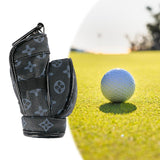 Maxbell Golf Ball Pouch Holds 3 Balls & 3 Tees Small Golf Ball Carrier Bag Women Men Black