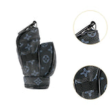 Maxbell Golf Ball Pouch Holds 3 Balls & 3 Tees Small Golf Ball Carrier Bag Women Men Black