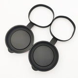 Binocular Lens Cap Sturdy Black Spare Parts Protective Covers for Binoculars