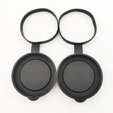 Binocular Lens Cap Sturdy Black Spare Parts Protective Covers for Binoculars